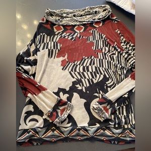 Vintage ETRO cowl neck thin sweater size 40